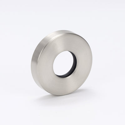 Radiant Cover Plate for Vertical Round Bar Towel Rail - Brushed Satin