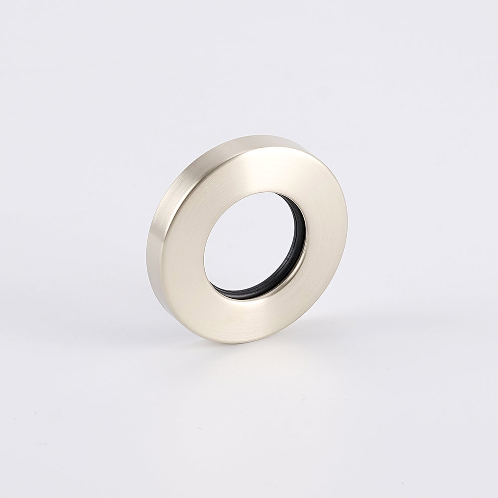 Cover Plate for Vertical Round Bar Towel Rail - Warm Brushed Nickel