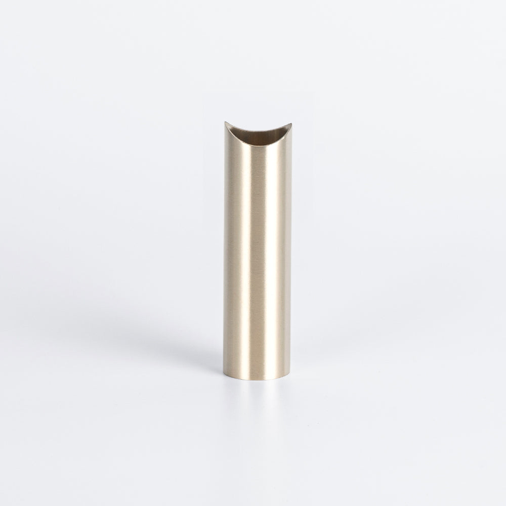 90mm Fixing Leg for Round Bar Ladder Rails - Warm Brushed Nickel