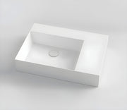 Studio Bagno Shard 65 X Plan - Left Bowl NTH, Gloss White