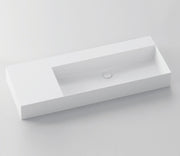Studio Bagno Shard 102 X Plan - Right Bowl NTH, Gloss White