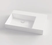 Studio Bagno Shard 81 X Plan - Left Bowl 1TH, Gloss White