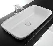 Studio Bagno Soul 3 inset basin NTH, Gloss White
