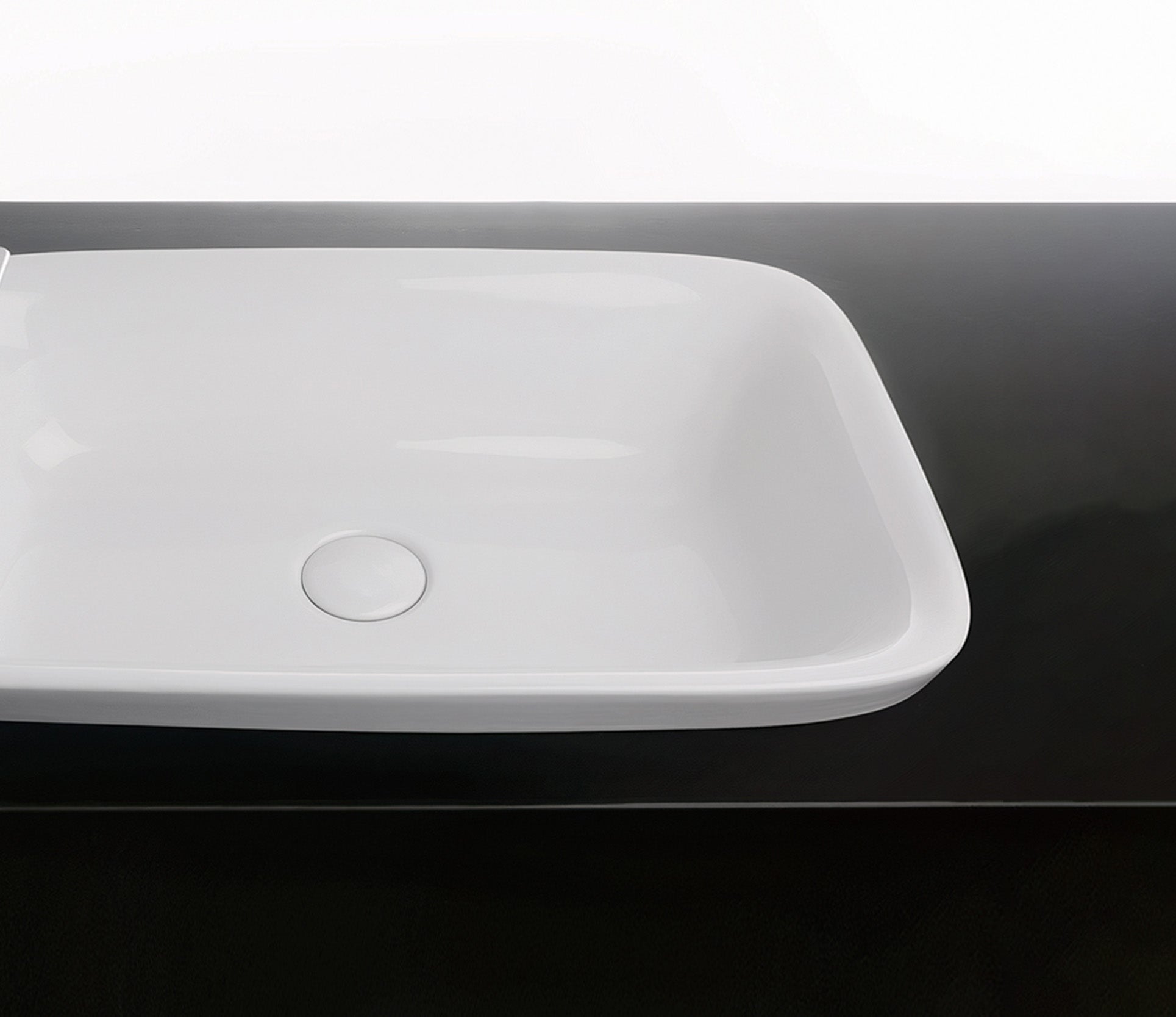 Studio Bagno Soul 3 inset basin NTH, Gloss White
