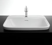 Studio Bagno Soul 4 inset basin NTH, Gloss White