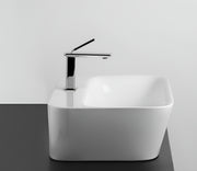 Studio Bagno Soul 4H bench basin 1TH, Gloss White