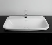Studio Bagno Soul 5 inset basin 3TH, Gloss White