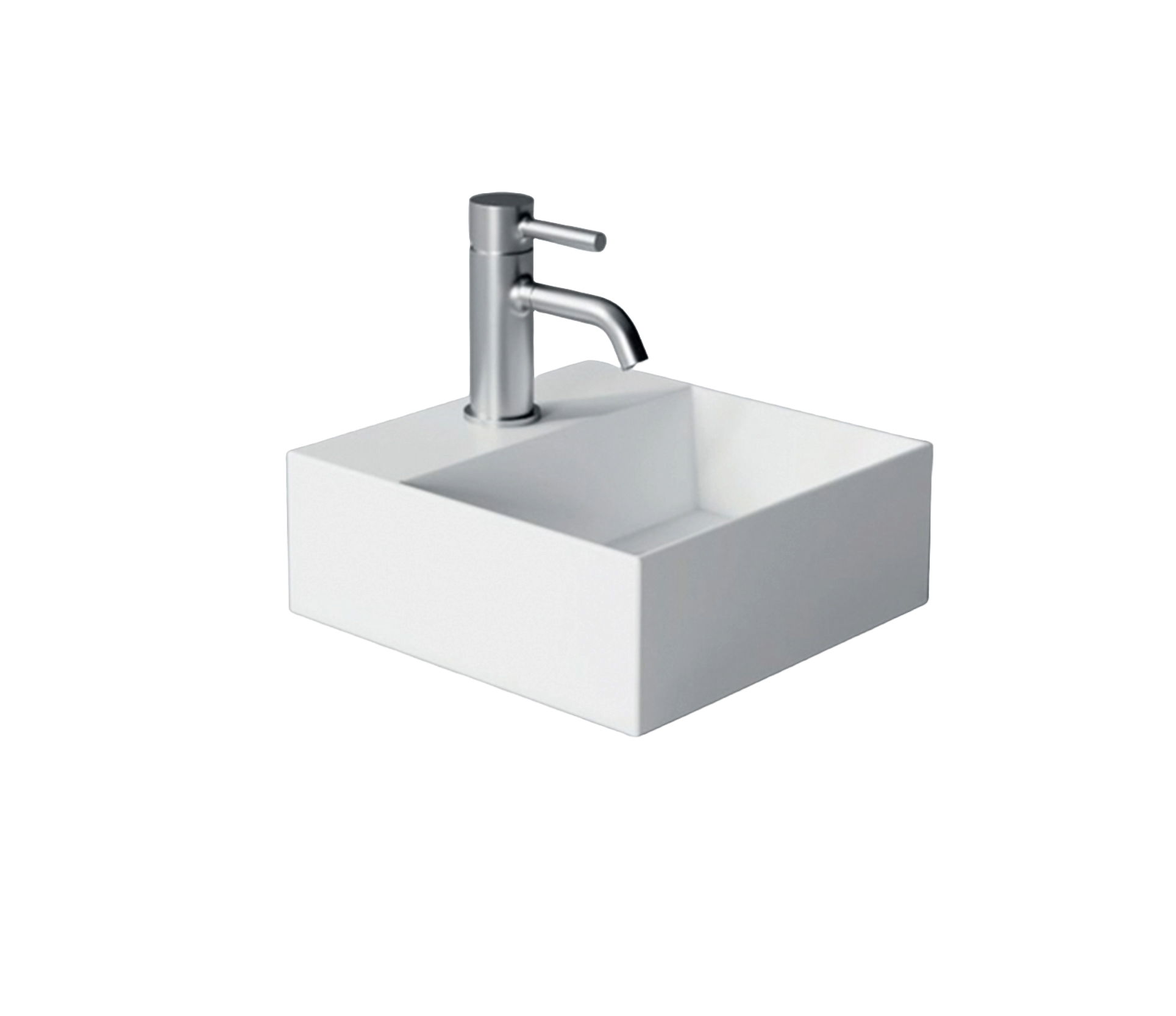 Studio Bagno Spy 30 Bench/Wall Basin 1TH, Gloss White
