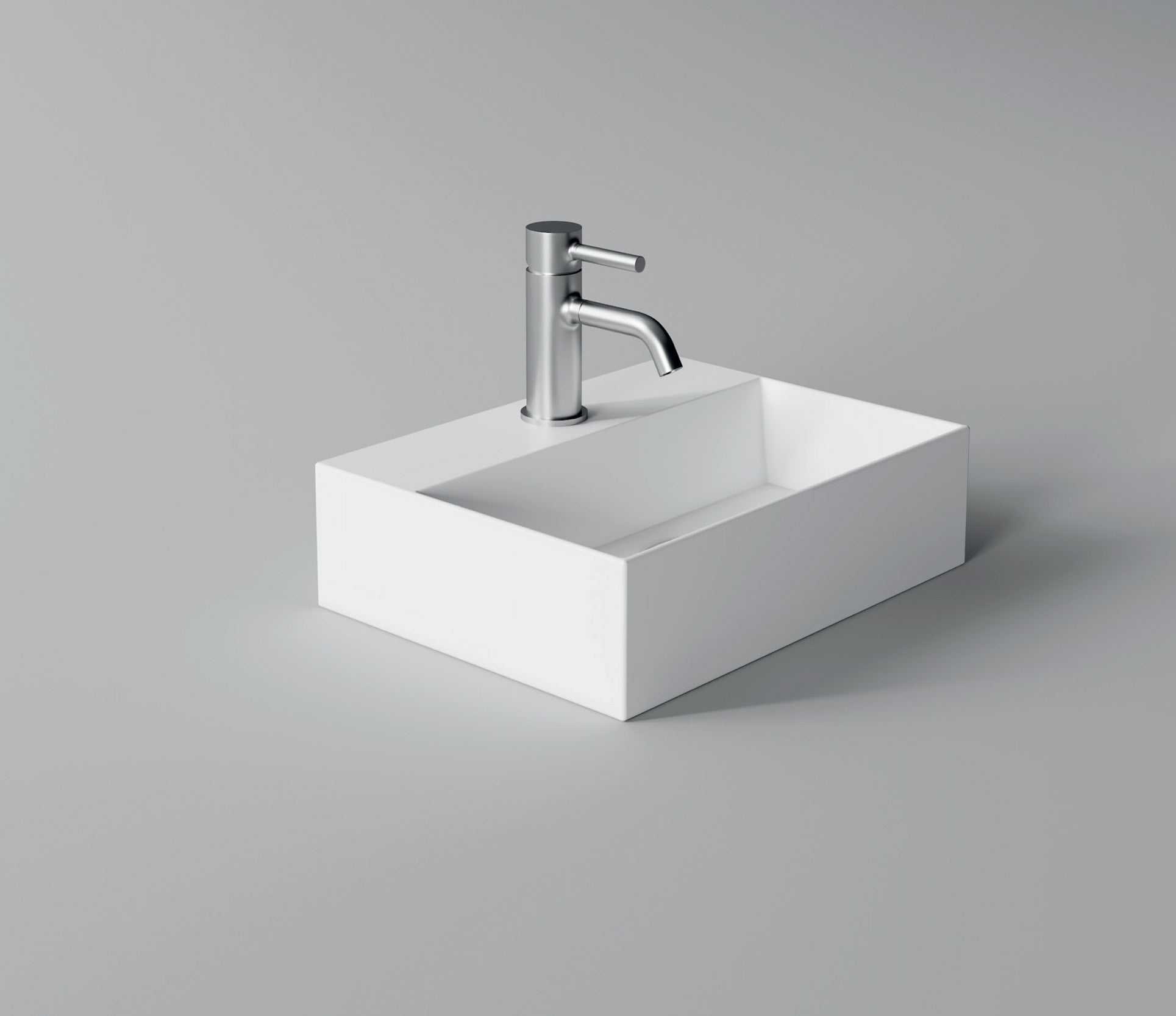 Studio Bagno Spy 40 Bench/Wall Basin 1TH, Gloss White