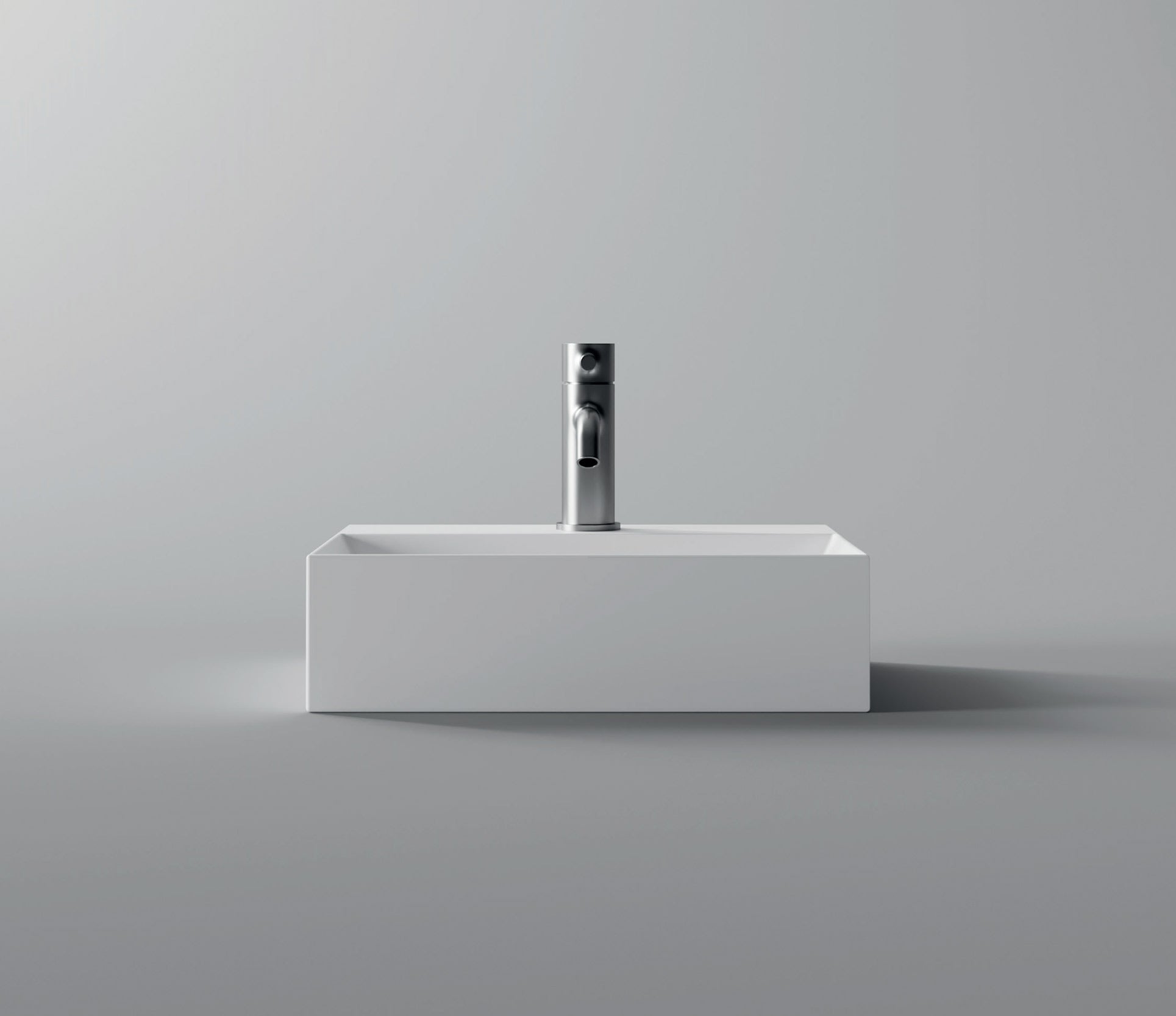 Studio Bagno Spy 40 Bench/Wall Basin NTH - Matte White, Gloss White