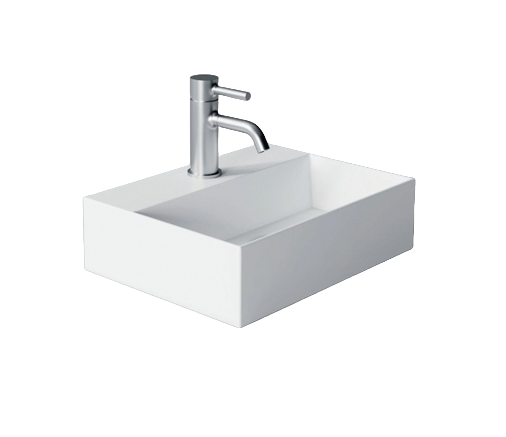 Studio Bagno Spy 40 Bench/Wall Basin 1TH, Gloss White