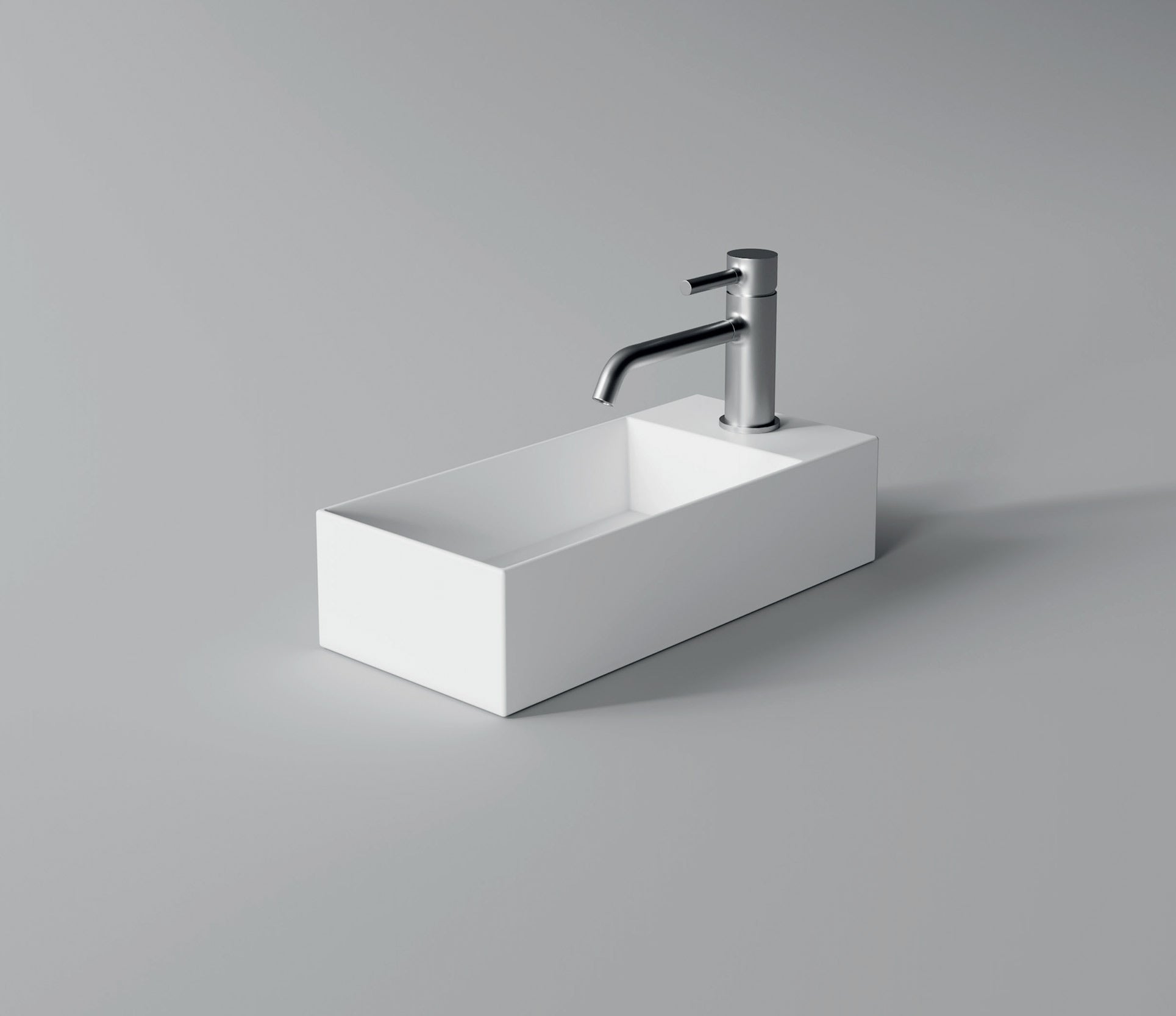 Studio Bagno Spy 45 Bench/Wall Basin 1TH, Gloss White