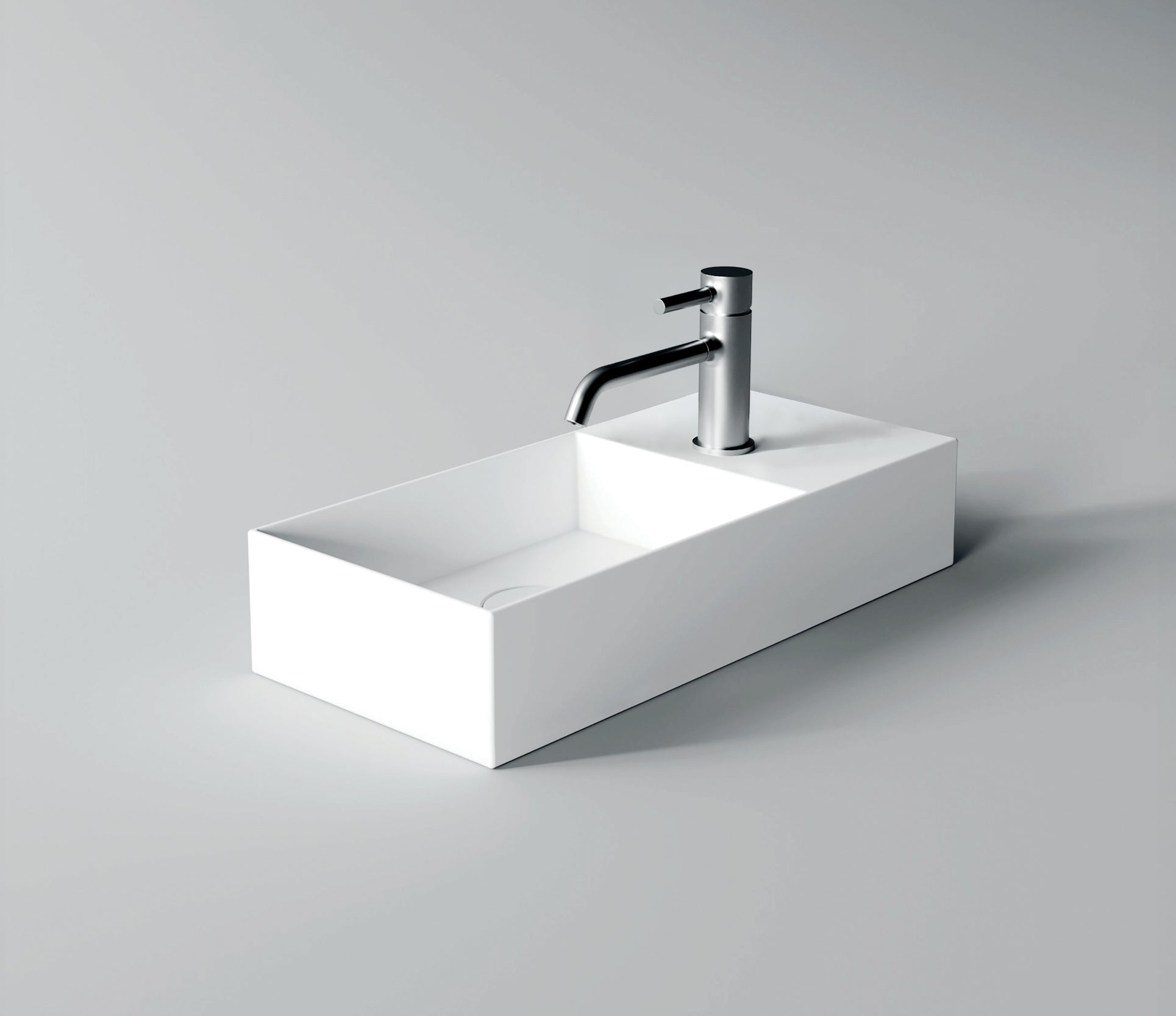Studio Bagno Spy 55 Bench/Wall Basin 1TH - Matte White