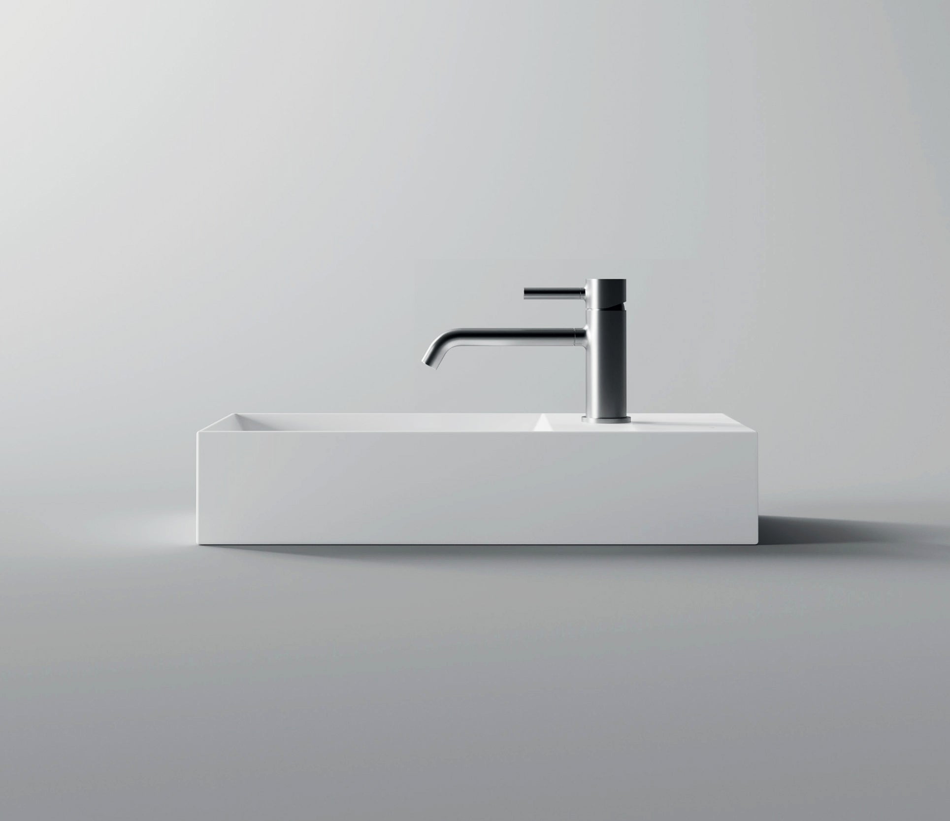 Studio Bagno Spy 55 Bench/Wall Basin NTH - Matte Black