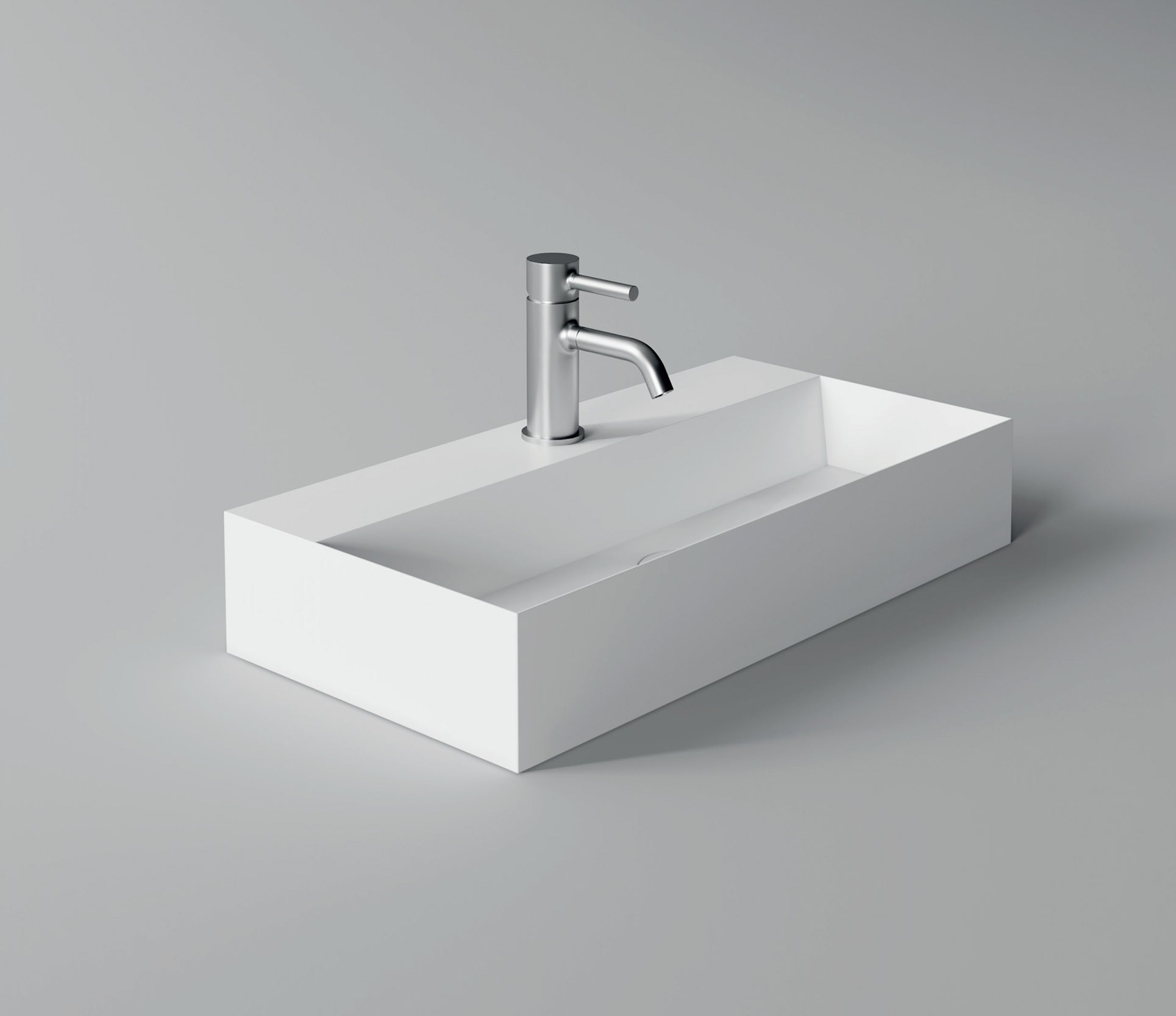 Studio Bagno Spy 60 Bench/Wall Basin 1TH, Gloss White