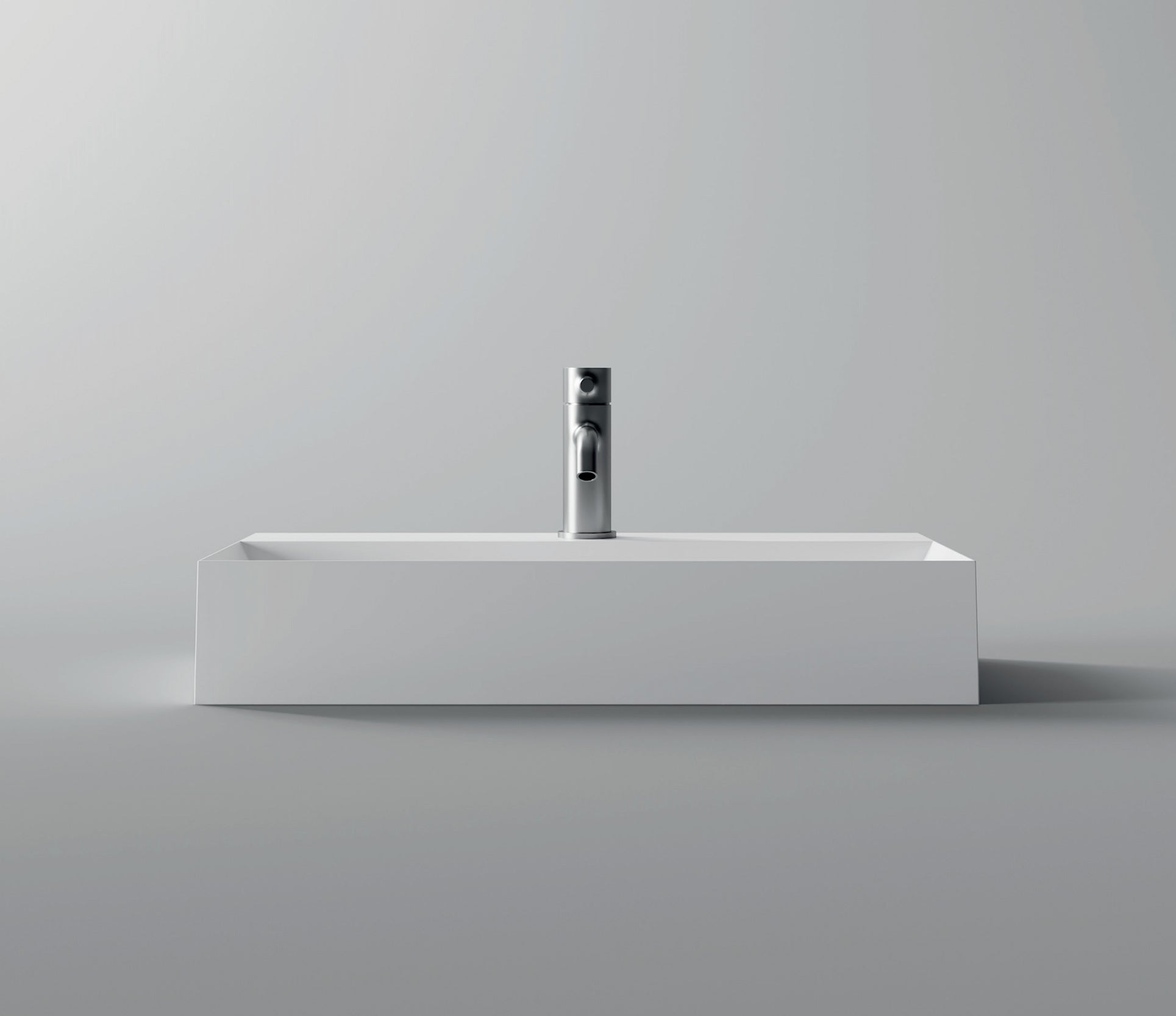 Studio Bagno Spy 60 Bench/Wall Basin NTH - Matte White, Gloss White