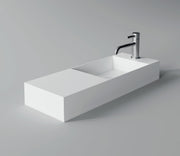 Studio Bagno Spy 75 Bench/Wall Basin 1TH, Gloss White