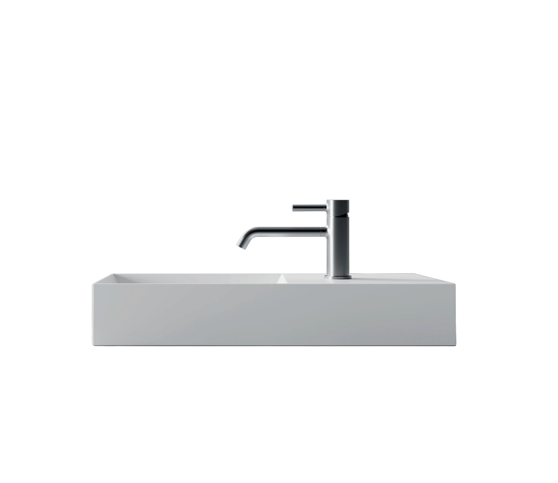 Studio Bagno Spy 55 Bench/Wall Basin 1TH, Gloss White