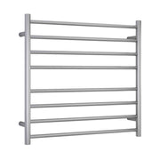 Thermogroup Thermorail Straight/Round 750x700x122mm 104Watts 8 Bars - Brushed, Brushed Stainless Steel