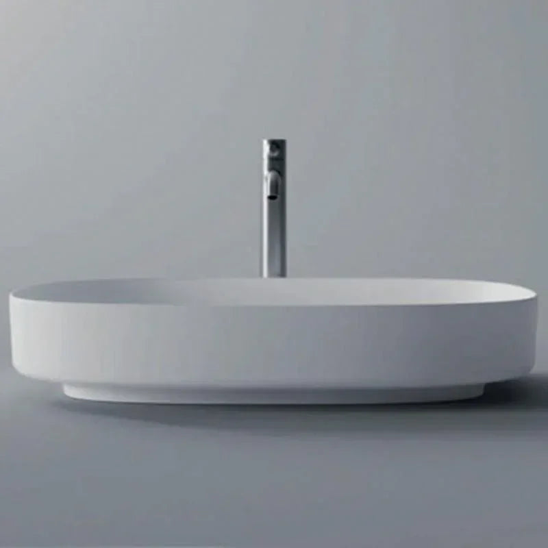 Studio Bagno Form Oval Bench Basin - Matte Indigo