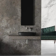 Studio Bagno Form Oval Bench Basin - Matte Indigo