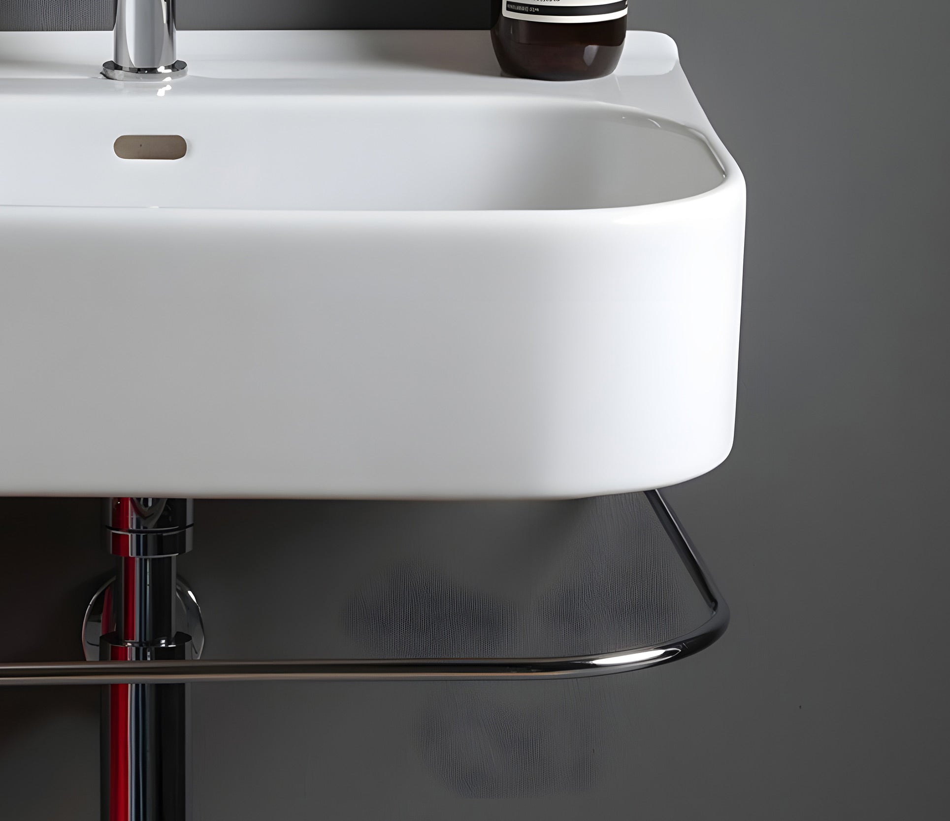 Studio Bagno Synthesis 50 Bench/Wall Basin NTH, Gloss White