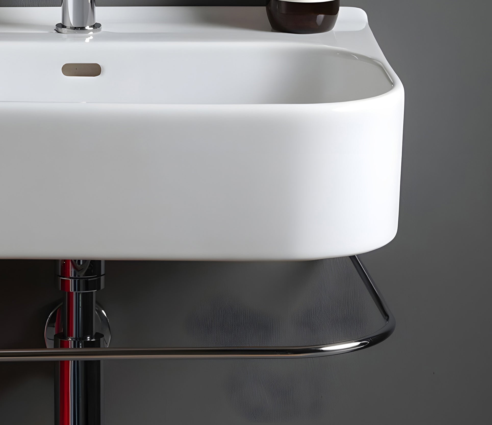 Studio Bagno Synthesis 60 Bench/Wall Basin NTH, Gloss White