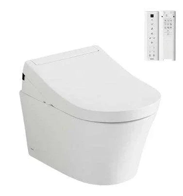 TOTO CW553EAT&TCF34470GAU Wall Hung Pan with Washlet S5 (Copy) - Ideal Bathroom CentreCW553EAT + TCF34470GAU