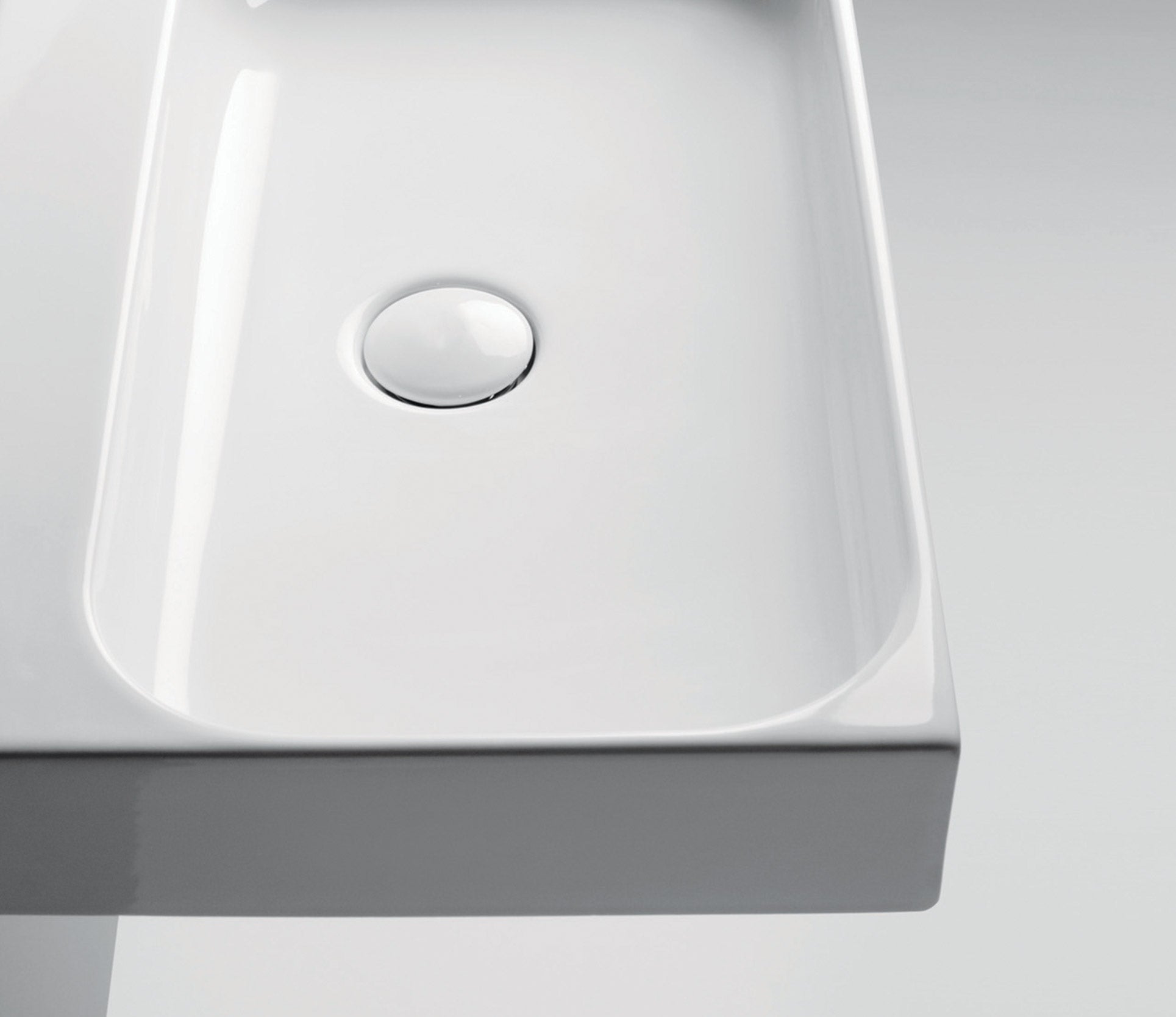 Studio Bagno Unit 80 bench/wall basin 1TH, Gloss White