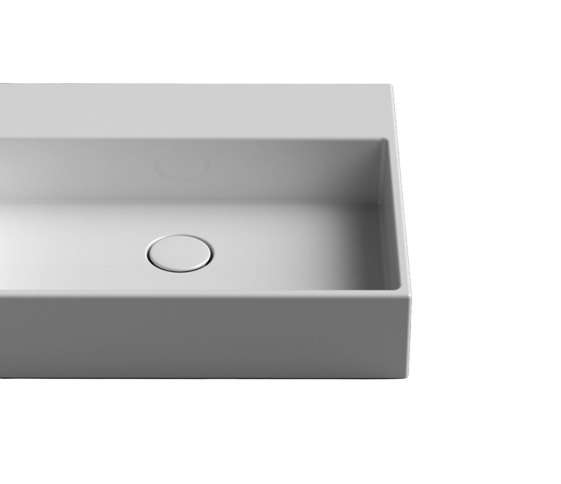 Studio Bagno Unlimited 47 V2 Bench/Wall Basin NTH, Gloss White