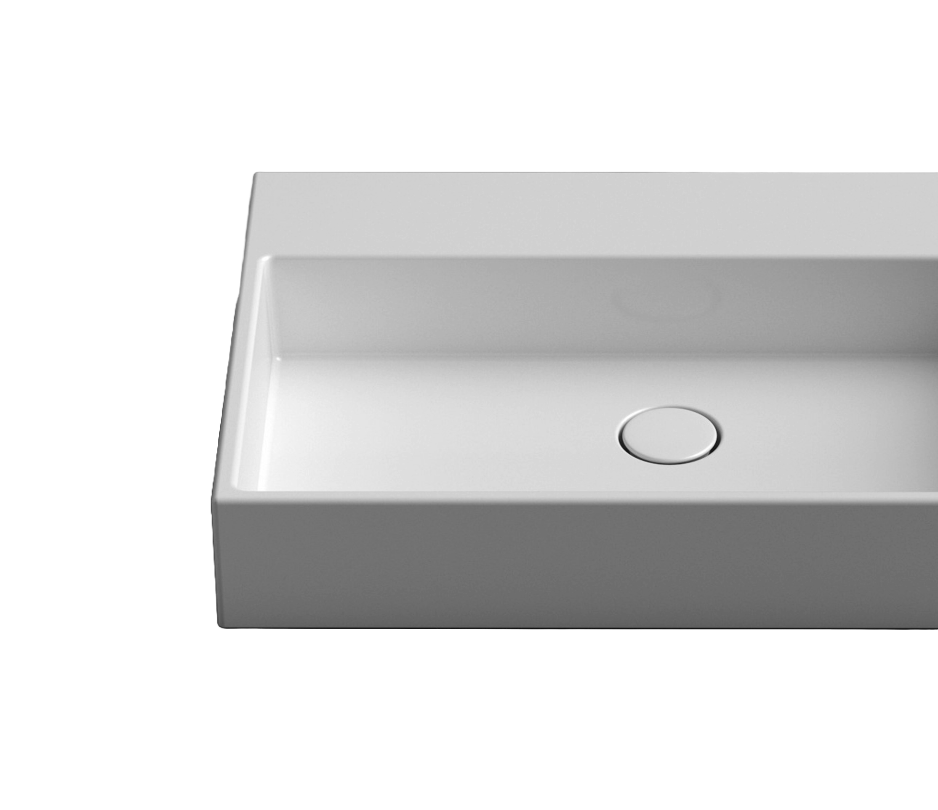Studio Bagno Unlimited 70 V2 Bench/Wall Basin NTH, Gloss White