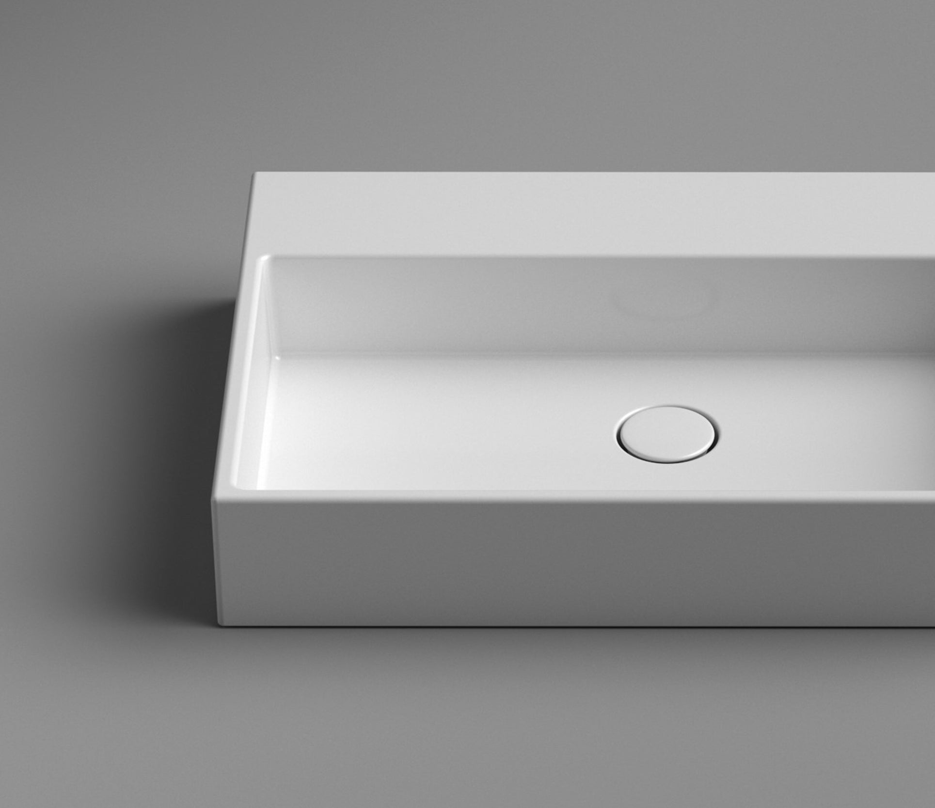 Studio Bagno Unlimited 70 V2 Bench/Wall Basin 1TH, Gloss White