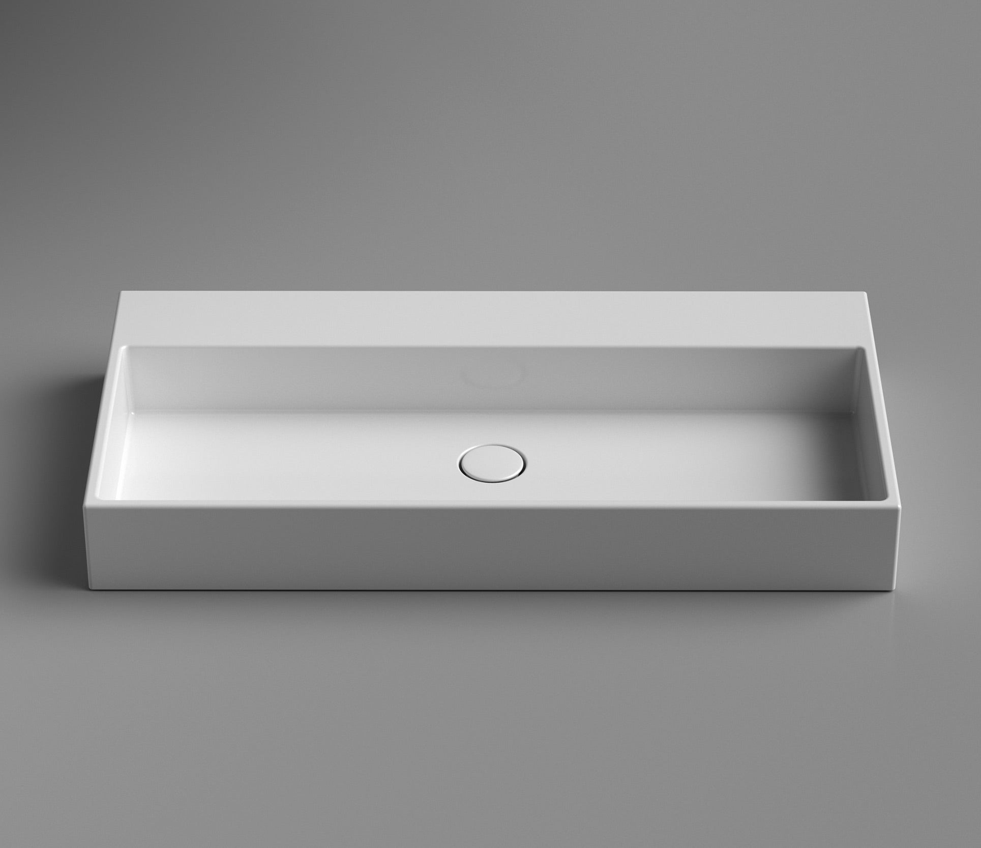 Studio Bagno Unlimited 90 V2 Bench/Wall Basin NTH, Gloss White