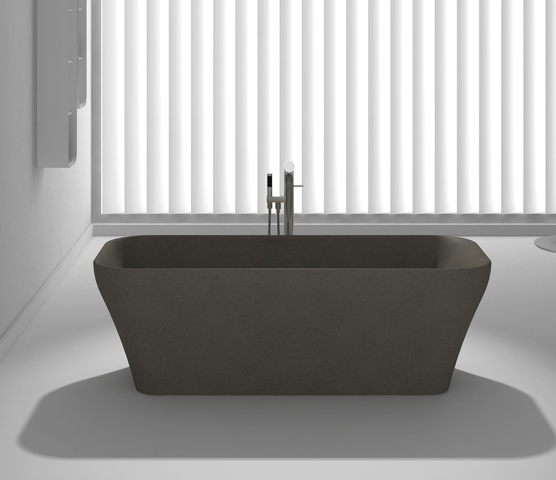 Studio Bagno Colonnade Freestanding Bath - Matte White