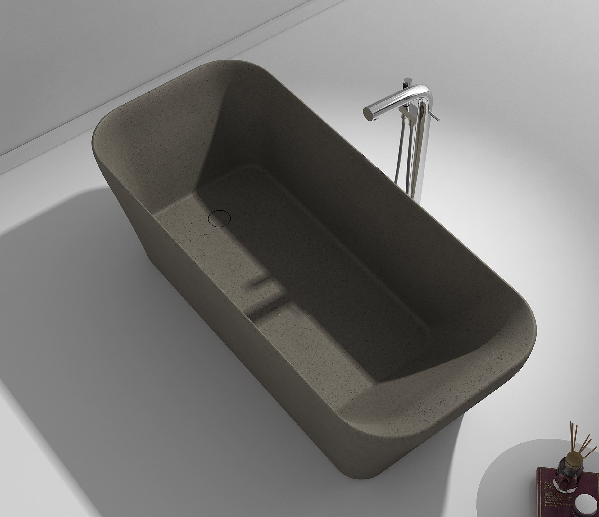 Studio Bagno Colonnade Freestanding Bath - Matte White