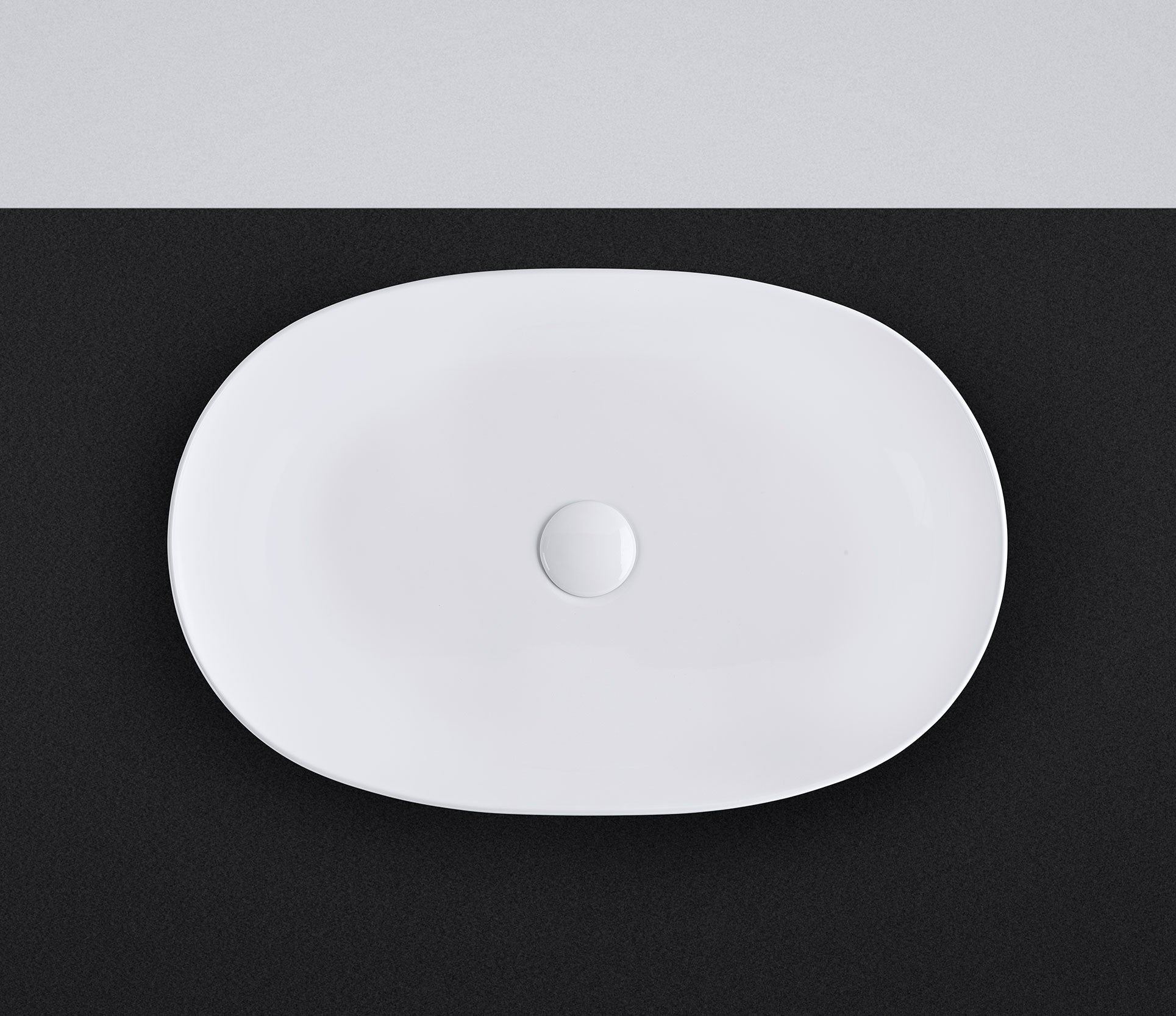 Studio Bagno Vita 60 bench basin - Matte White, Gloss White