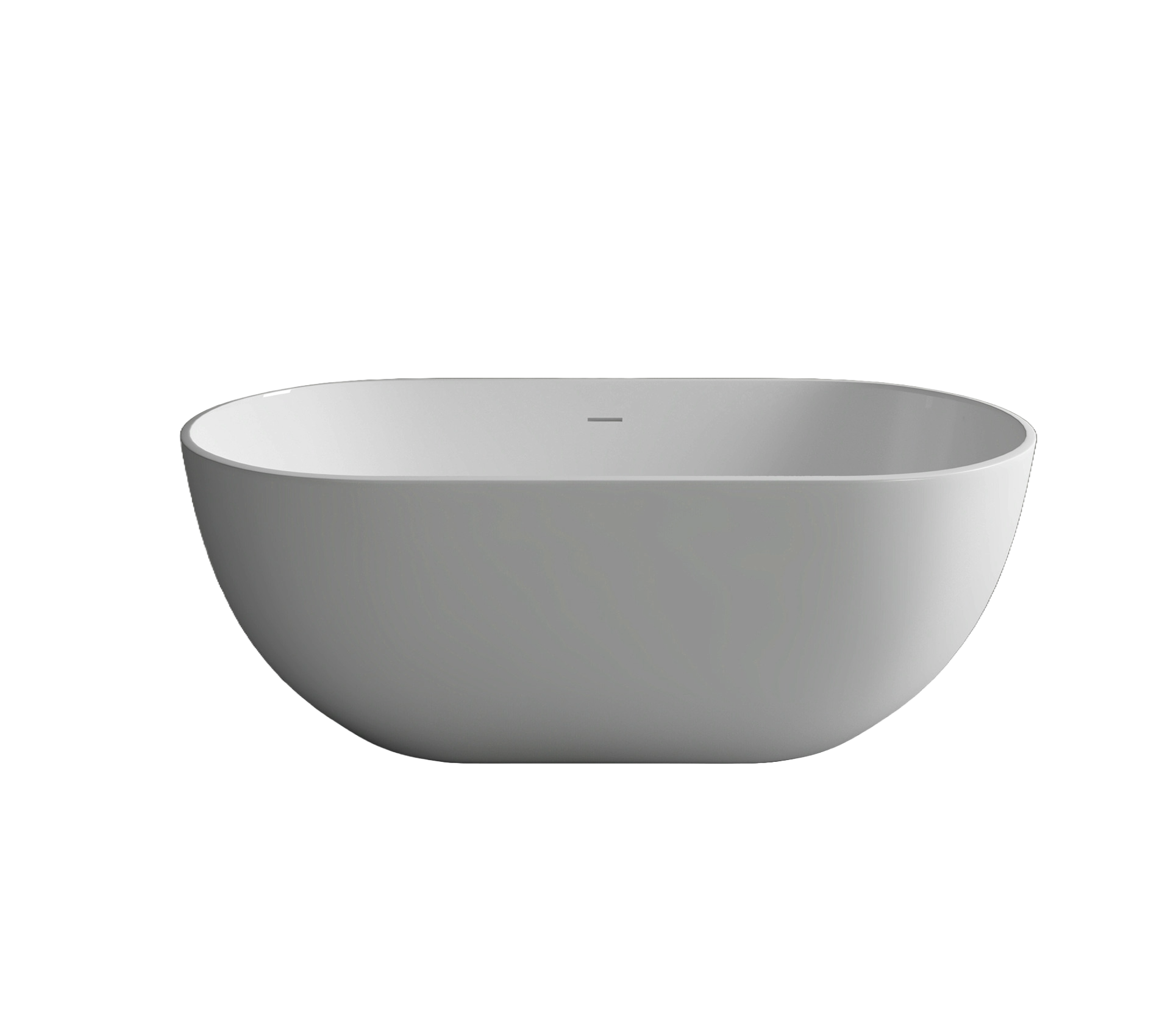 Studio Bagno Lust 1500 Wall - Faced Bath - Satin White, Semi Gloss White