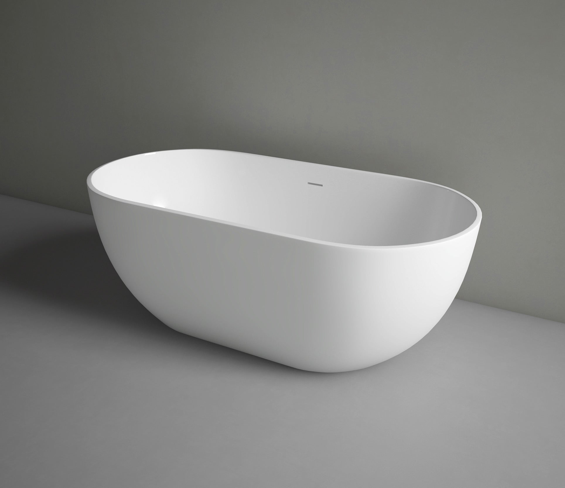 Studio Bagno Lust 1500 Wall - Faced Bath - Satin White, Semi Gloss White
