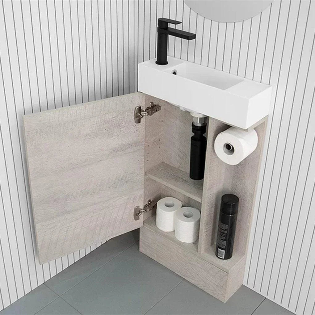 ADP Allie 450mm Small Space Vanity - Ideal Bathroom CentreALLIM0450WHGWall HungGloss White