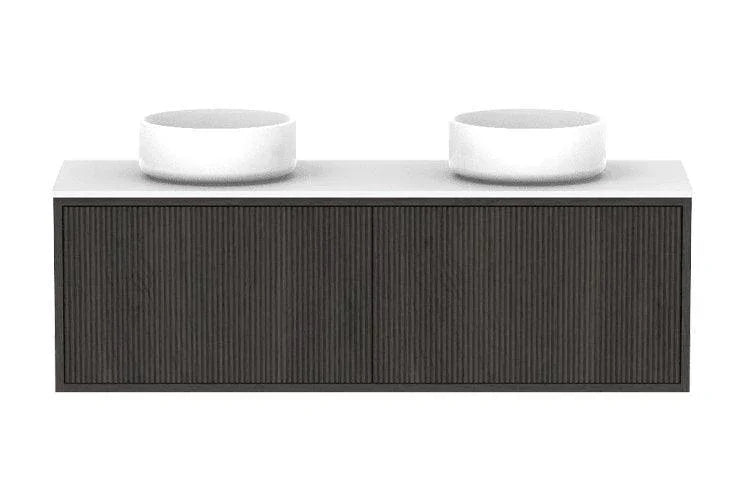 ADP Clifton Ensuite Wall Hung Vanity, 390mm Depth - Ideal Bathroom CentreCLIECS1200WHDCPBottega Oak Woodmatt1200mmDouble Bowl Basin