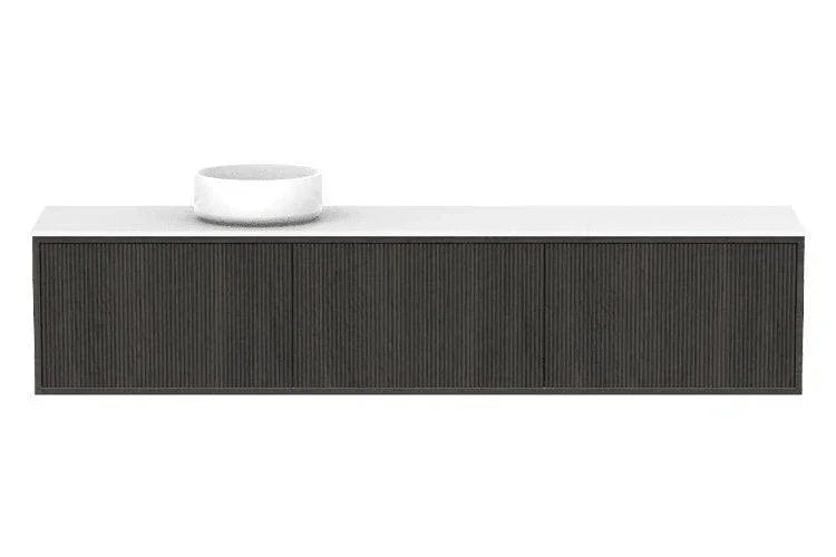 ADP Clifton Ensuite Wall Hung Vanity, 390mm Depth - Ideal Bathroom CentreCLIECS1800WHLCPPrime Oak Woodmatt1800mmLeft Hand Basin