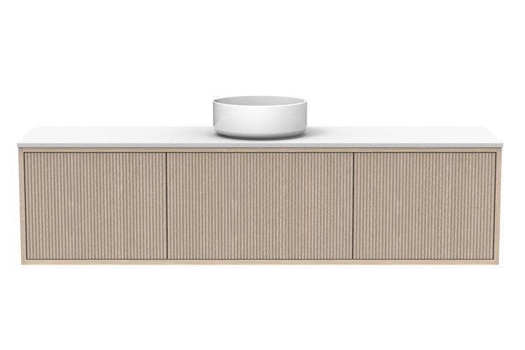 ADP Clifton Ensuite Wall Hung Vanity, 390mm Depth - Ideal Bathroom CentreCLIECS1500WHCCPCoastal Oak Woodmatt1500mmCentre Basin