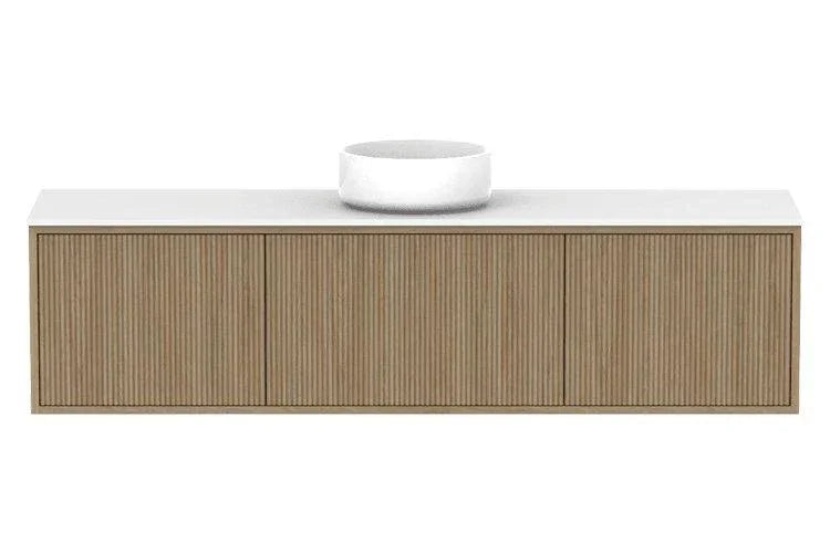 ADP Clifton Ensuite Wall Hung Vanity, 390mm Depth - Ideal Bathroom CentreCLIECS1500WHCCPPrime Oak Woodmatt1500mmCentre Basin