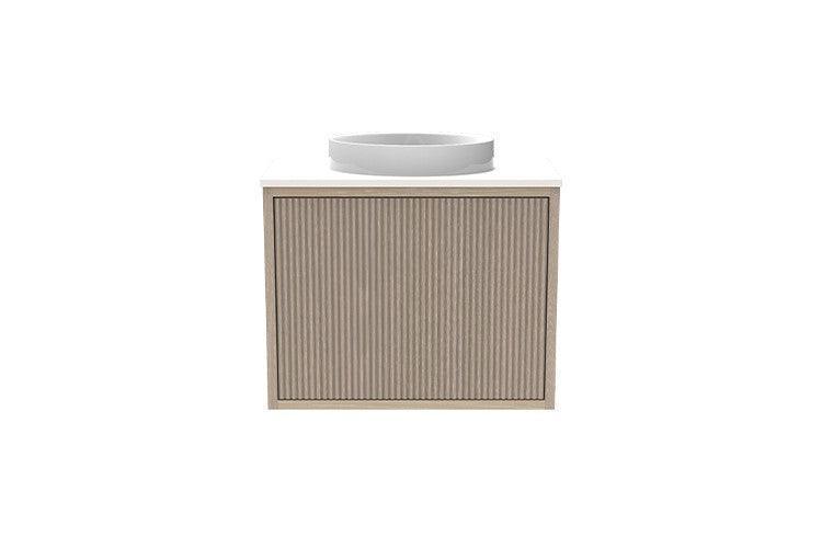 ADP Clifton Mini Small Space Wall Hung Vanity - Ideal Bathroom CentreCLIMDS0470WHCCPGCoastal Oak WoodmattJoy Gloss White