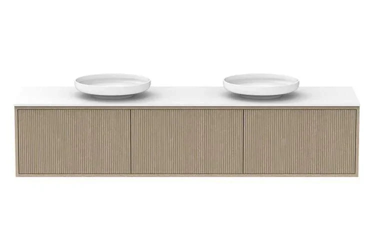 ADP Clifton Wall Hung Vanity, Full Depth Model with 500mm Depth - Ideal Bathroom CentreCLIFCS1800WHDCP161800mmDouble Bowl Basin