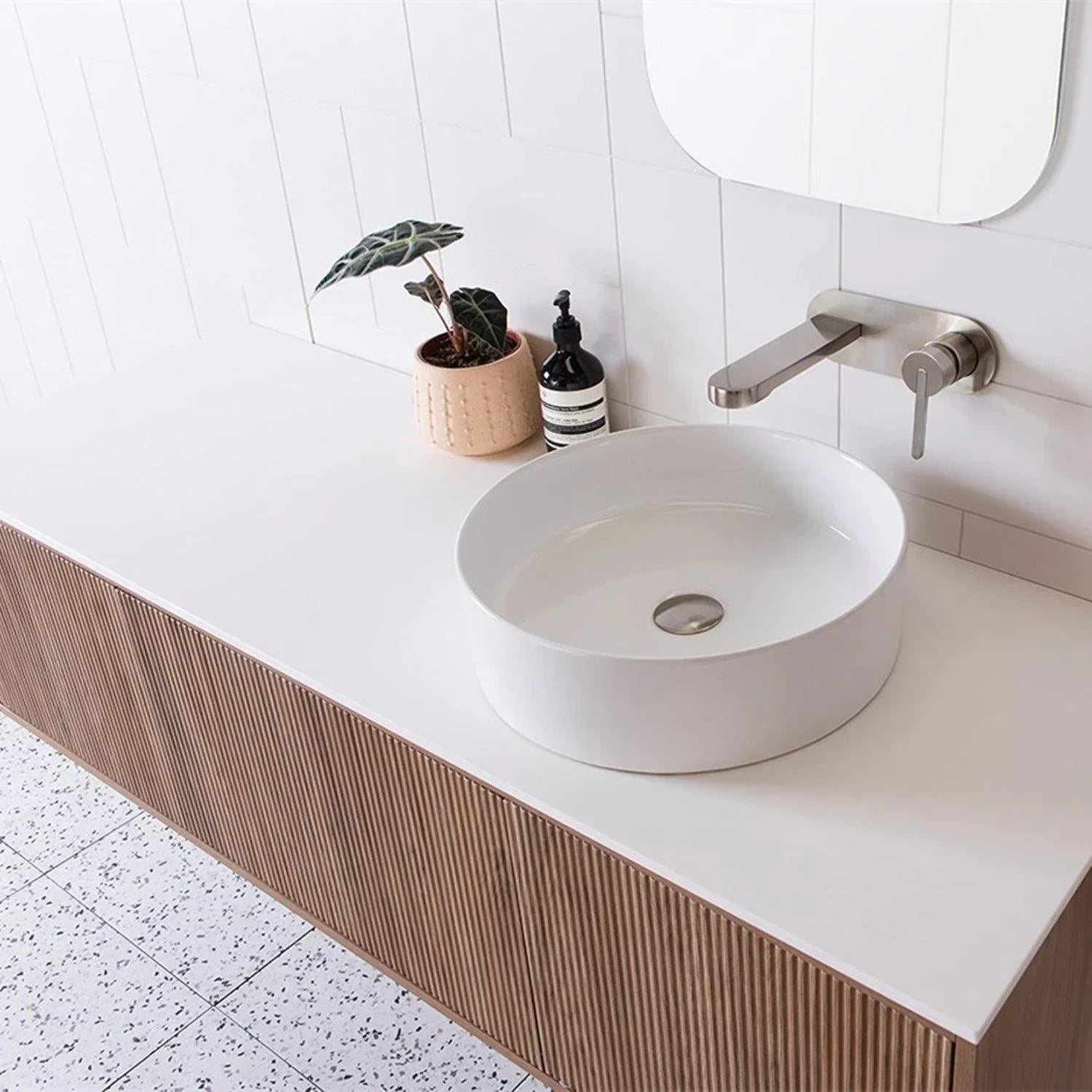 ADP Clifton Wall Hung Vanity, Full Depth Model with 500mm Depth - Ideal Bathroom CentreCLIFCS0900WHLCP3900mmLeft Hand Basin