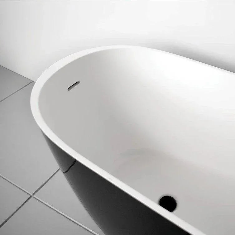 ADP Day Dream 1700 Freestanding Bath Black & White - Ideal Bathroom CentreDAYDBATH1700B