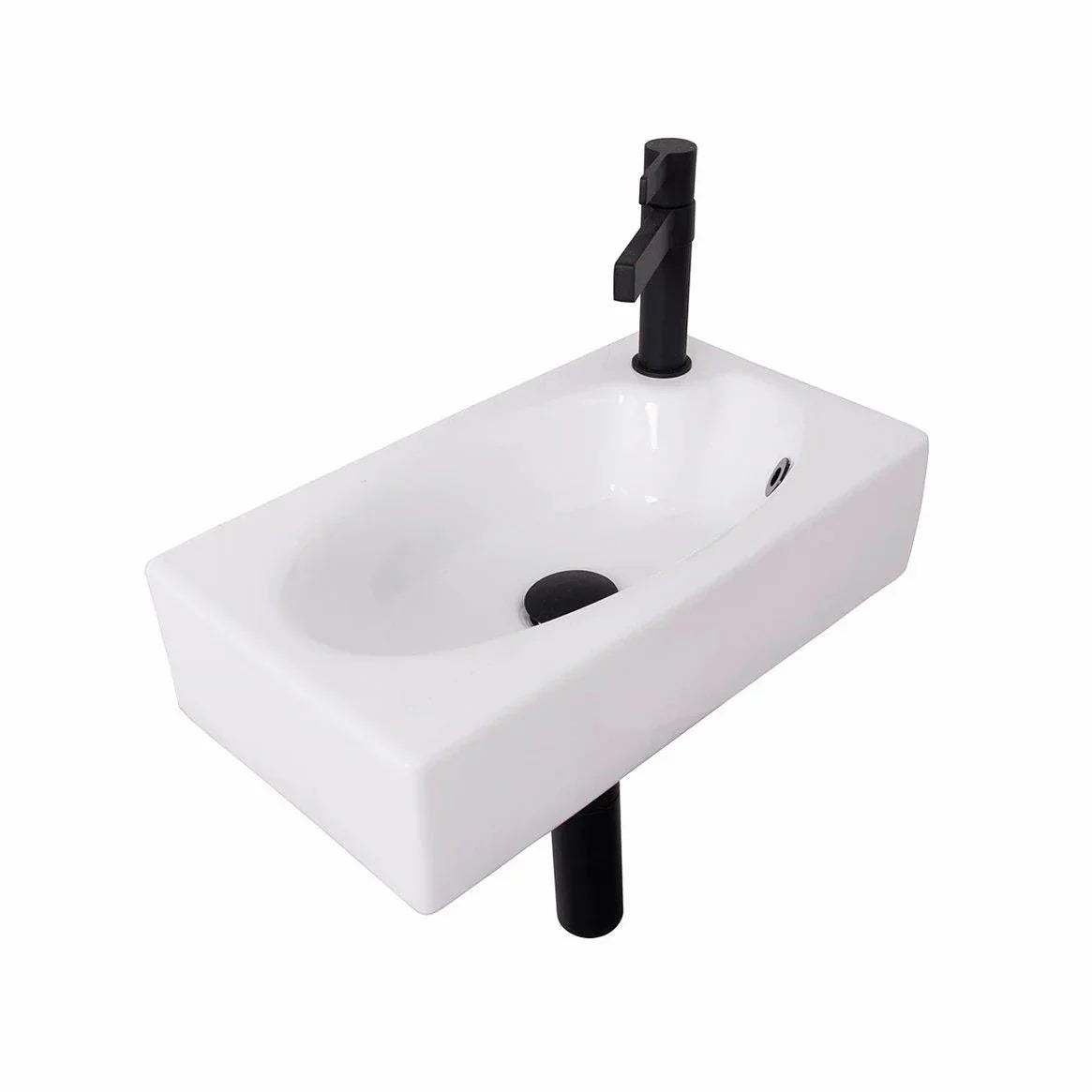 ADP Humphrey Ceramic Wall Hung Basin - Ideal Bathroom CentreTOPCHUMWH