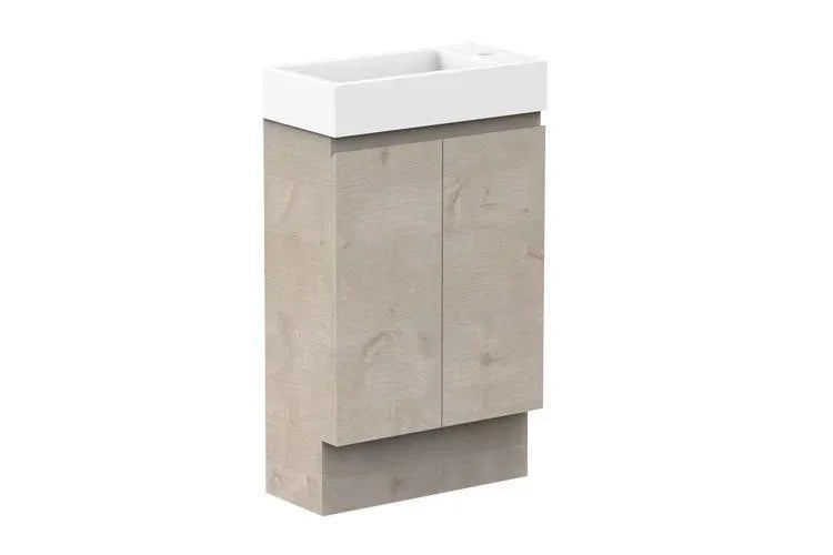 ADP Lily 500mm Small Space Vanity - Ideal Bathroom CentreLILMDT0500WKCPMFreestanding (Detachable Kickboard)