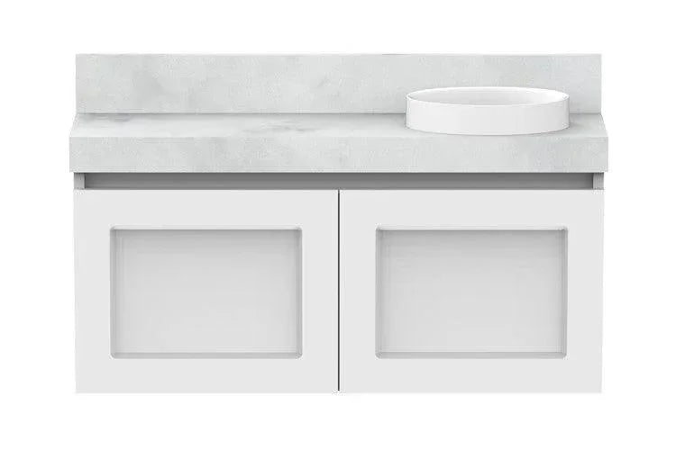 ADP London Mini Wall Hung Vanity - Ideal Bathroom CentreTLDM900WHGWR900mm Right Hand BasinGloss White